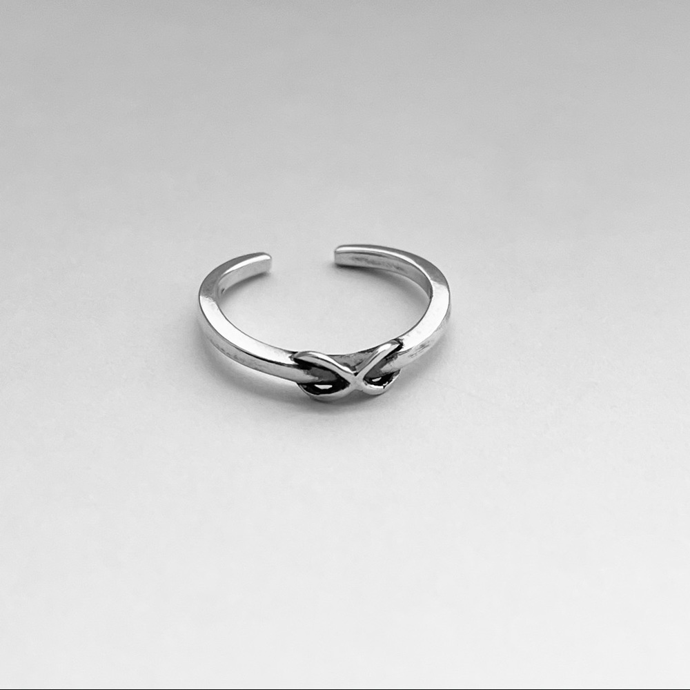 Sterling Silver Infinity Toe Ring - image 6